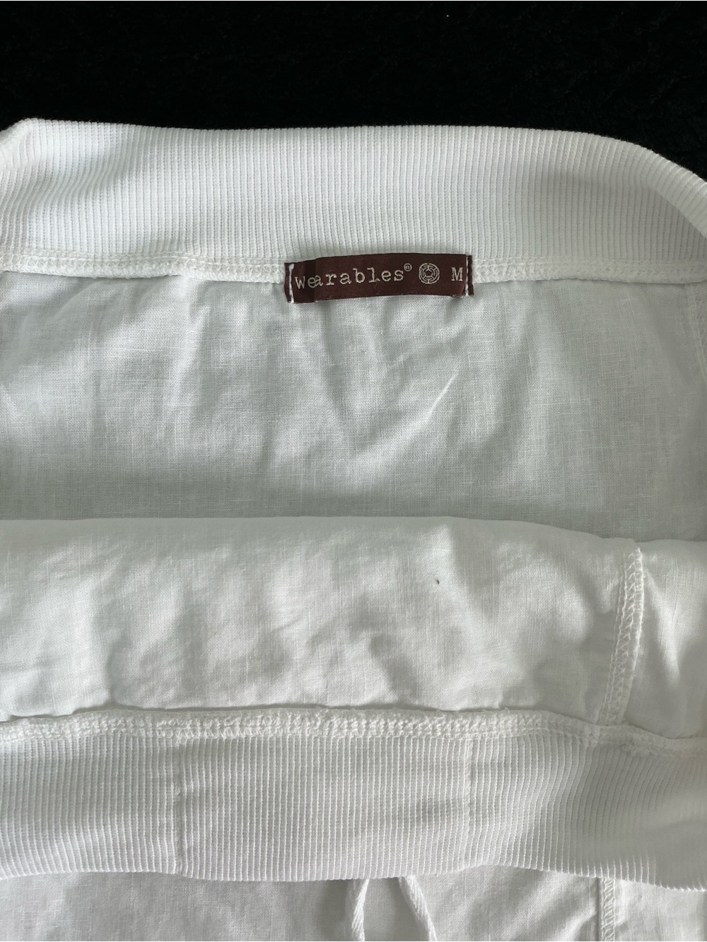 White Asymmetrical Drawstring Skirt - Unbranded - Picture 6 of 7